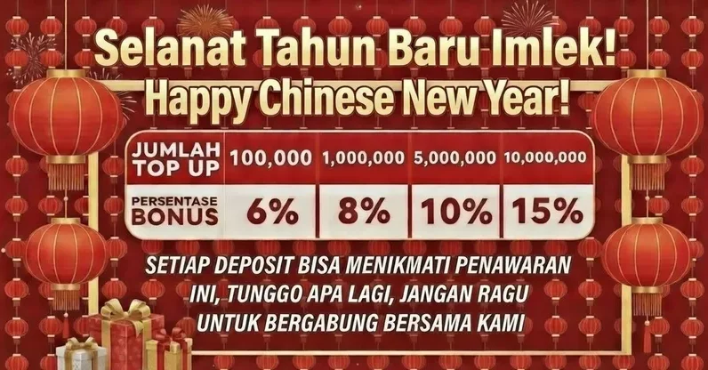 Happy Chinese New Year! Bonus Top Up